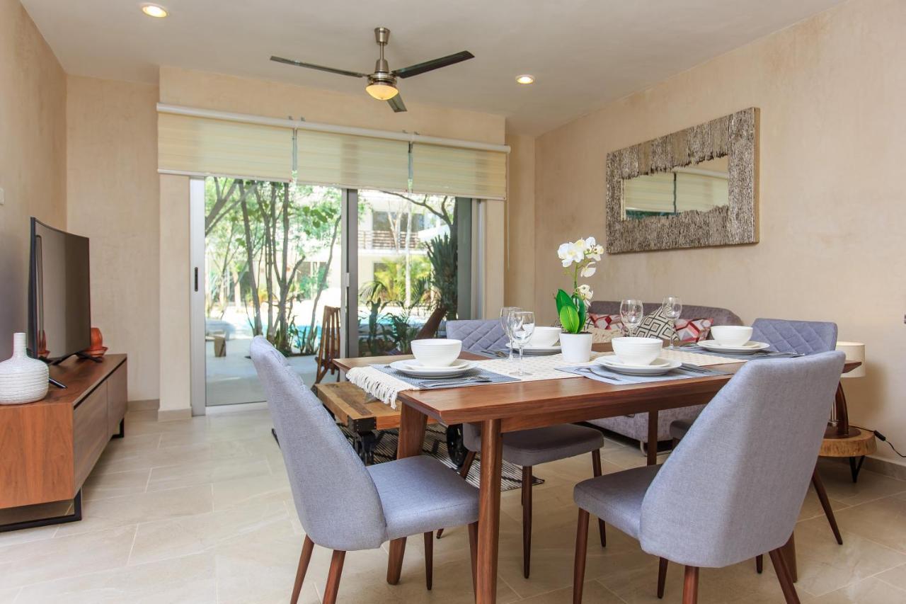 Charming Nature-Inspired Condos With Sultry Surroundings By Stella Rentals トゥルム エクステリア 写真